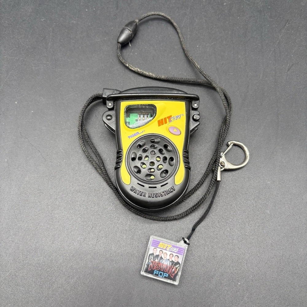 Tiger Electronics HitClips Player NSYNC Pop Cartridge Lanyard 2002
